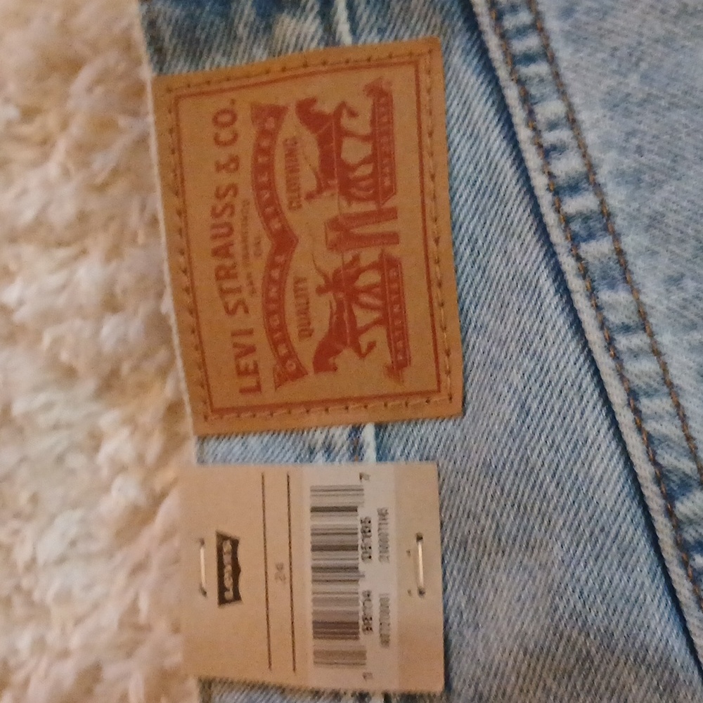 NWT LEVIS LONG ICON DENIM SKIRT - Picture 8 of 8